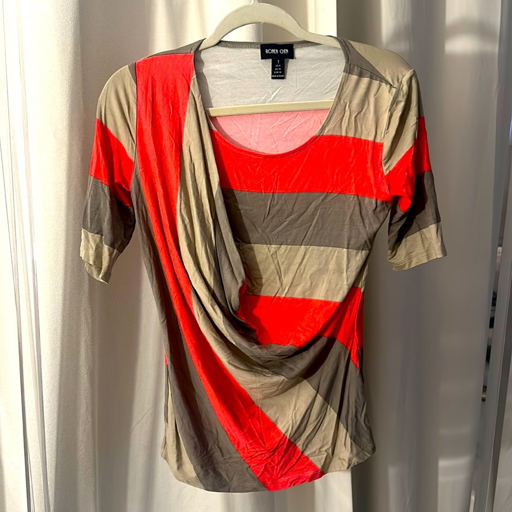Nwot Ronen Chen top shoulder detail